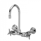 Zurn Z841B2-XL Service Sink Faucet  5-3/8in Gooseneck  Four Arm Hles. Low-lead compliant